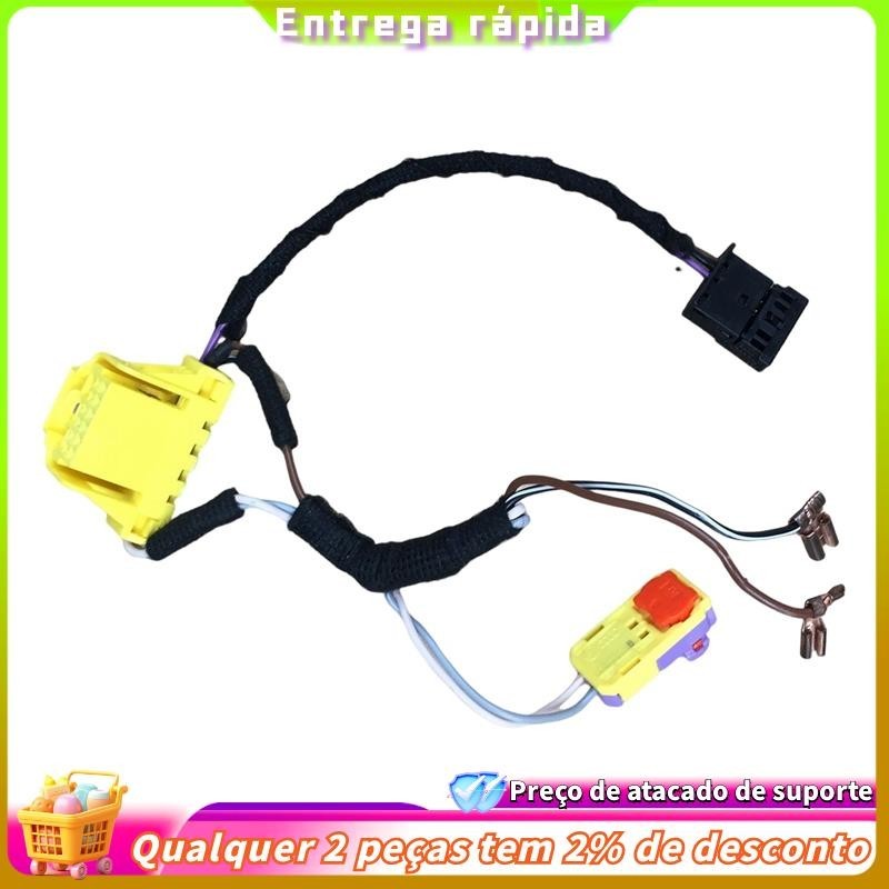 [Em Estoque] 1 PCS 3C8971584F Cabos De Fiação Multifuncionais Para Carros De Volante Plástico Preto Suprimentos Automotivos B7 CC 3C8 971 584F