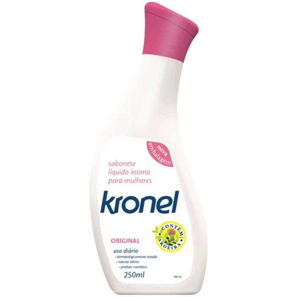 Sabonete Liquido Intimo Kronel Original 250ml em Oferta na Shopee