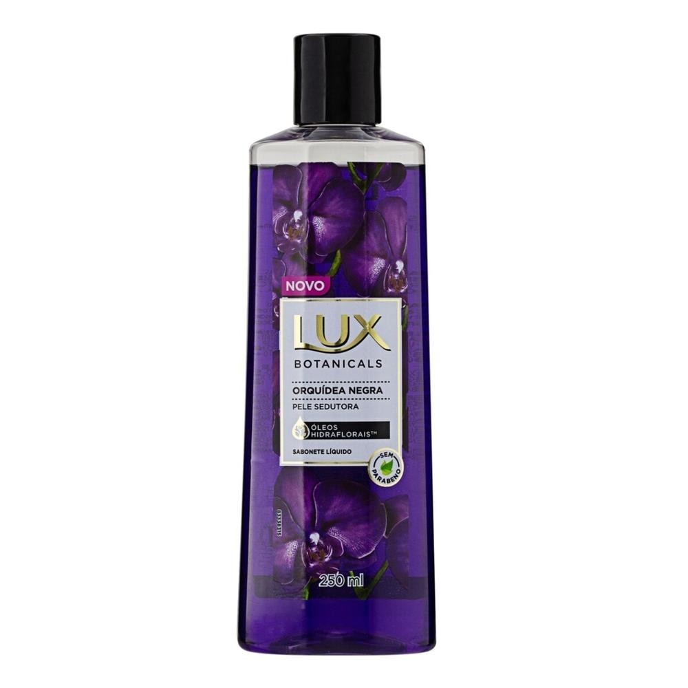 Sabonete Liquido Lux Botanicals Orquidea Negra 250ml em Oferta na Shopee