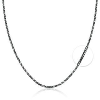 Corrente Pipoca envelhecida Bali 50cm Prata 925 em Oferta na Shopee