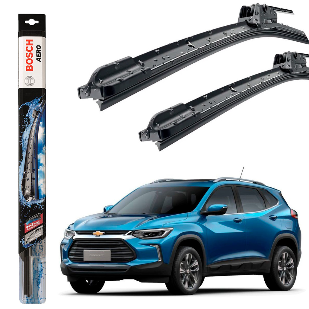 Kit Par Palheta Limpador Parabrisa Tracker 2020 2021 2022 2023 Original Bosch em Oferta na Shopee