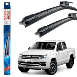 Kit de Palheta Dianteira Original Bosch Amarok 2013 A 2021