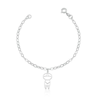 Pulseira Prata 925 Pingente Menino em Oferta na Shopee