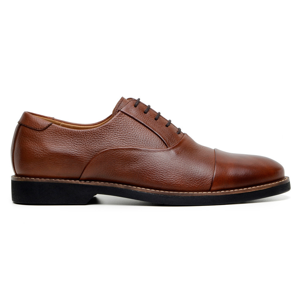 Sapato Masculino Oxford Veneza Couro Whisky em Oferta na Shopee