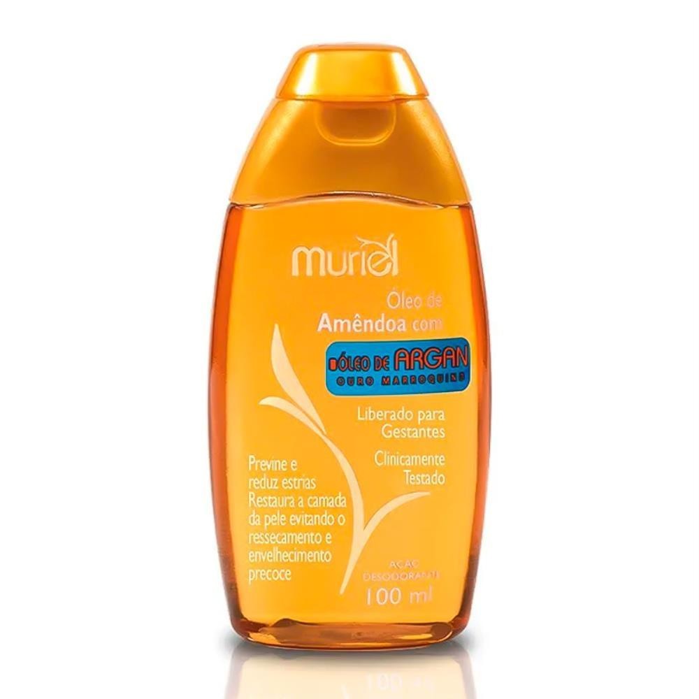 MURIEL ÓLEO CORPORAL AMÊNDOAS + ARGAN COM 100ML em Oferta na Shopee