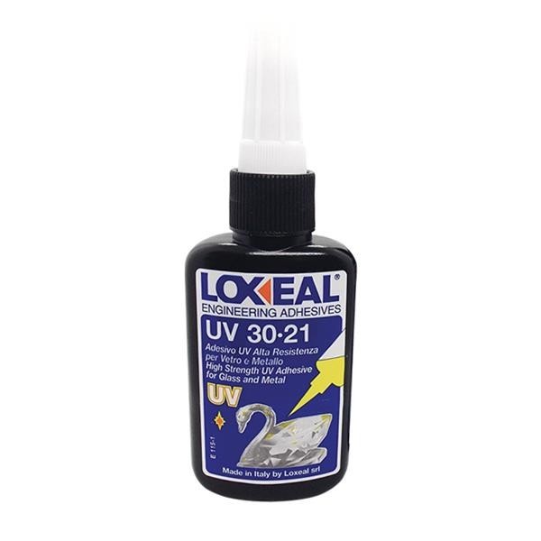 Cola Loxeal 3021 Vidro/Vidro Metal Seca Sem Lâmpada Uv 50ML