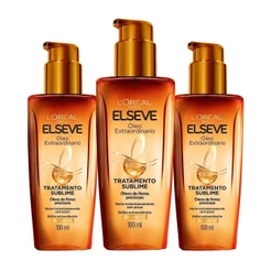 Kit 3 und Óleo Elseve Extraordinário Paris 100ml