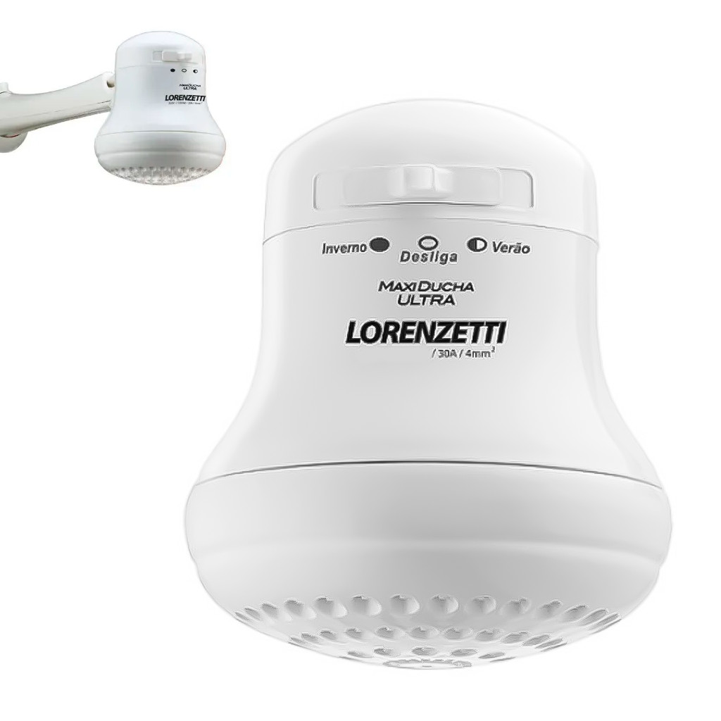 Chuveiro Maxi Ducha 3 Temperaturas 110V Ou 220V 5500W Banho Banheiro Água Quente - LORENZETTI em Oferta na Shopee