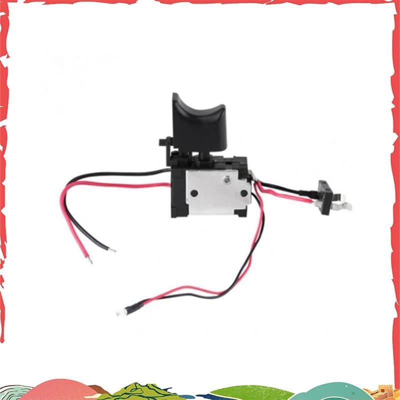 DC7.2-24V Chave De Furação Elétrica Sem Fio Botão De Controle De Velocidade Da Broca Acionamento Luz Peças De Ferramentas Para ighaldjur1