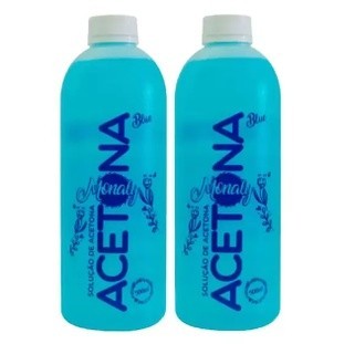 Kit 2 Removedores de Esmalte Monaly 500ml em Oferta na Shopee