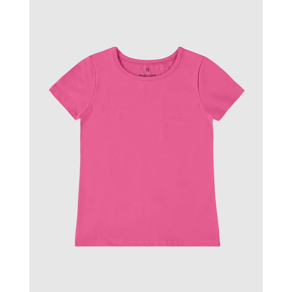 Blusa Infantil Menina Decote Redondo Em Algodão Malwee Kids