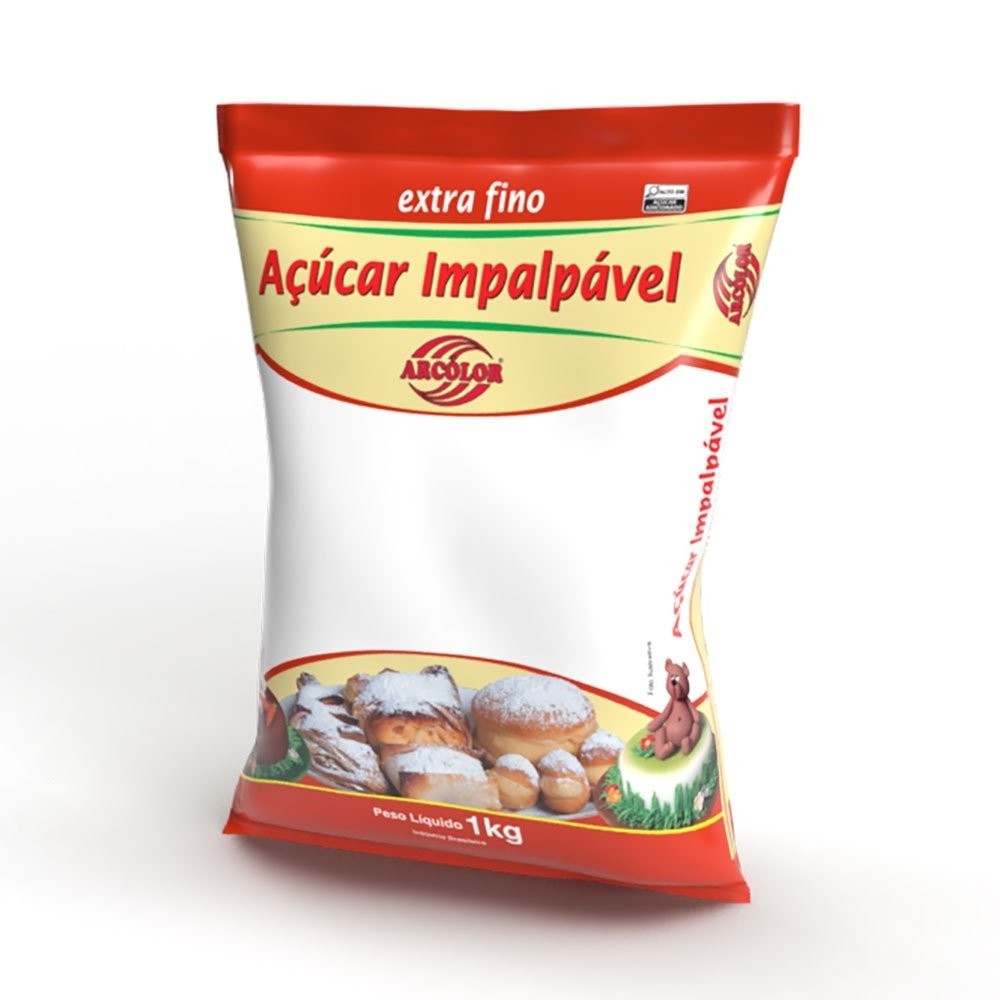 Açucar Impalpavel Extra Fino 1kg - Arcolor Açucar Impalpavel Extra Fino 1kg - Arcolor