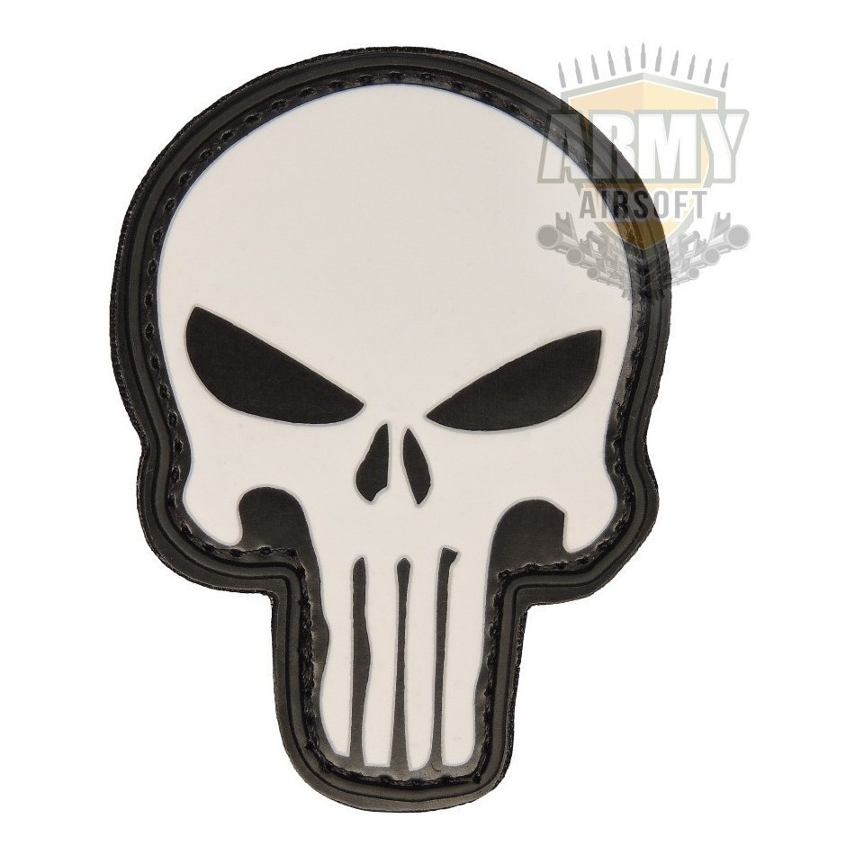 Patch Emborrachado Militar Caveira Justiceiro Punisher