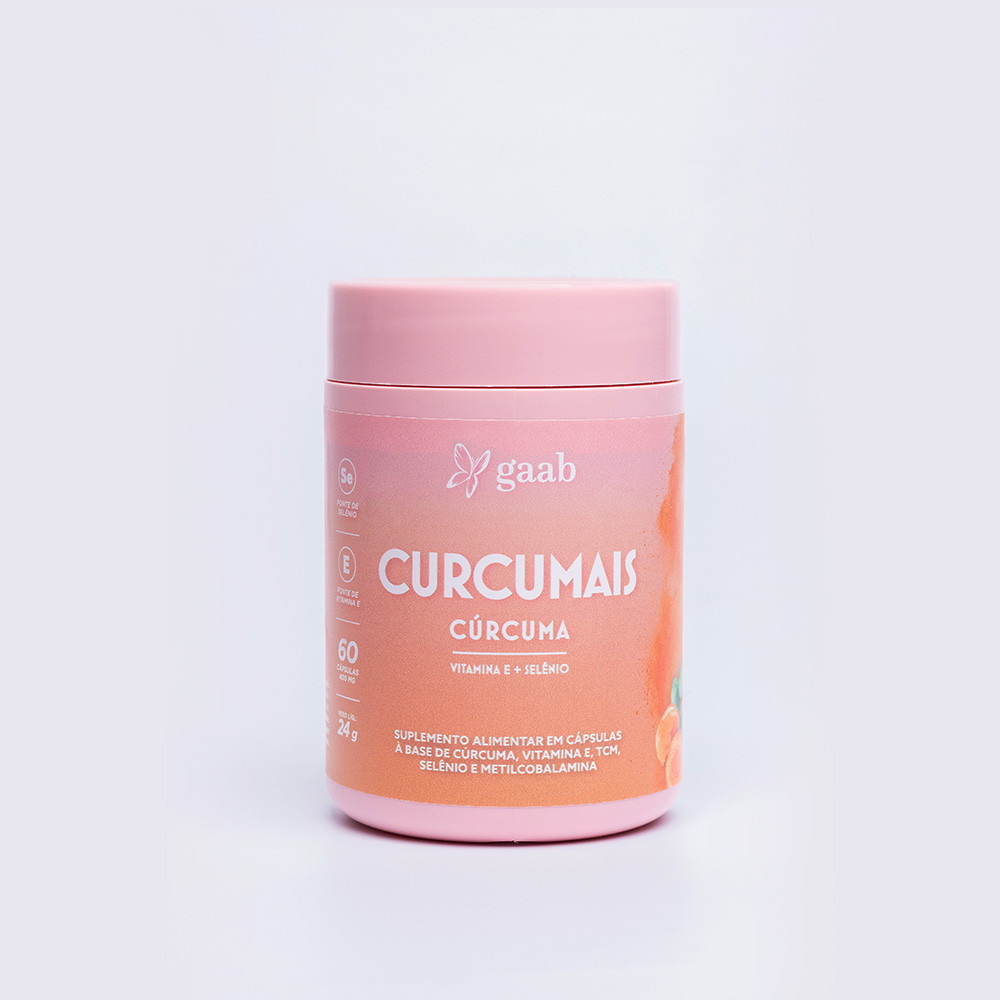 Curcumais Cúrcuma em Cápsulas Gaab Wellness em Oferta na Shopee