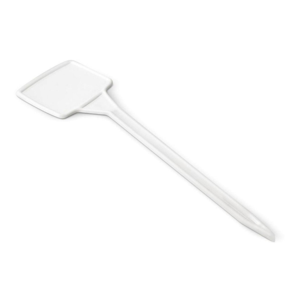 kit 10 Identificador de Planta Grande Para Horta e Vaso Placa Plaquinha p/ Nomes Plantas Tag 30cm Branco - Nutriplan