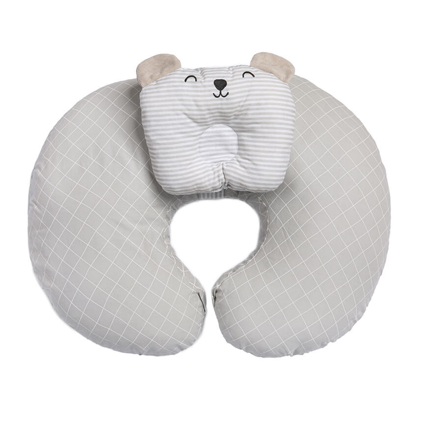 Almofada De Amamentação Papi Friends Com Travesseiro Ursinho