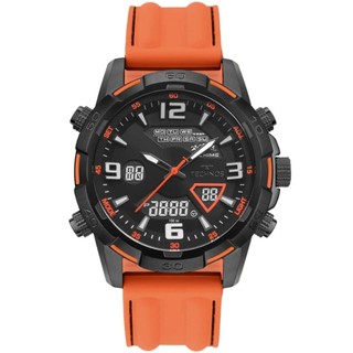RELÓGIO TECHNOS MASCULINO ANADIGI LARANJA W23305ADC/2L em Oferta na Shopee