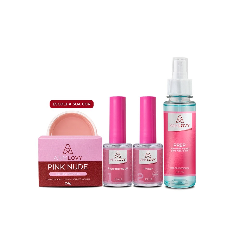 Kit Para Unhas Anylovy Gel - Prep - Primer - Regulador de PH Nail Designer em Oferta na Shopee