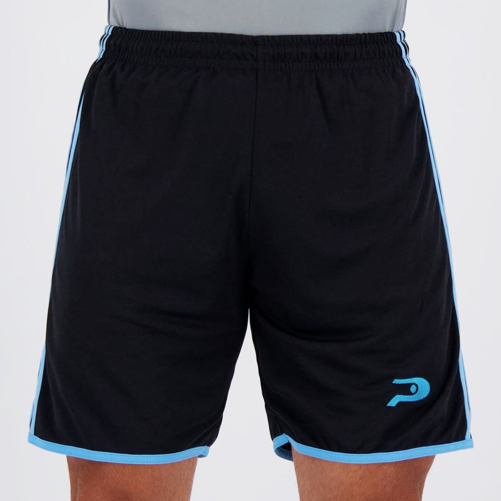 Calção Placar Tarumã Preto e Azul - Sports & Outdoors