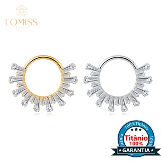 Piercing Argola Titânio Helix Septril Rook Conch Segmento Articulado Zircônia Cravejada em Oferta na Shopee
