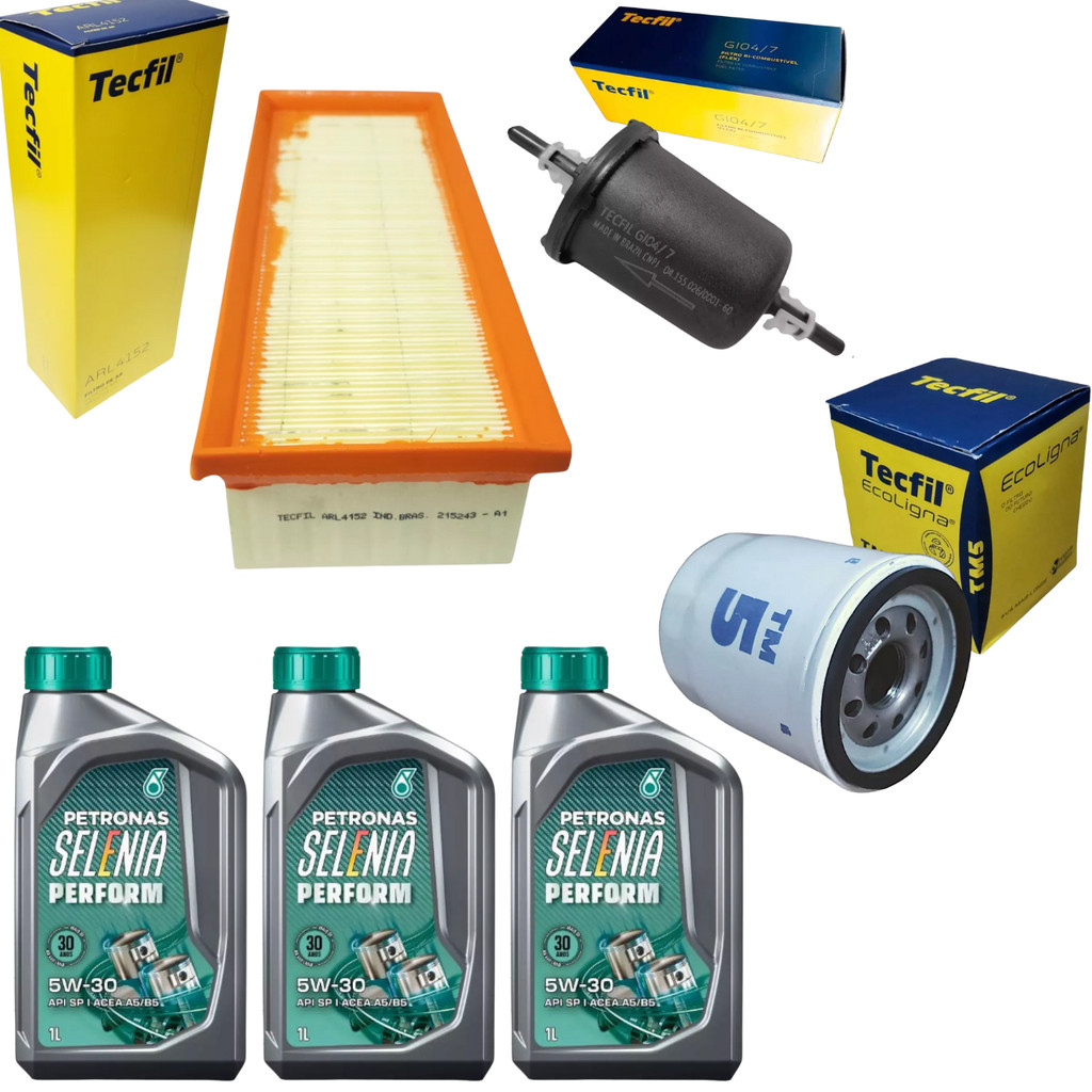 Kit Filtros Ar Oleo Combustível + oleo Selenia Fiorino Uno Way Vivace Strada Palio Grand Siena Evo