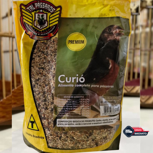 Ração CURIÓ Super Premium 500gr Tal Pássaros Alta Performance