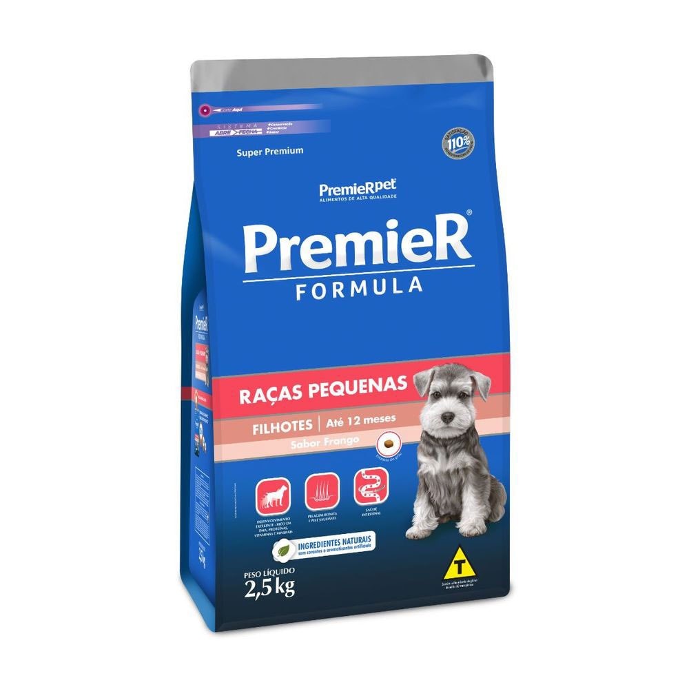 Ração Premier para Cães Filhotes de Raças Pequenas 2,5 kg em Oferta na Shopee