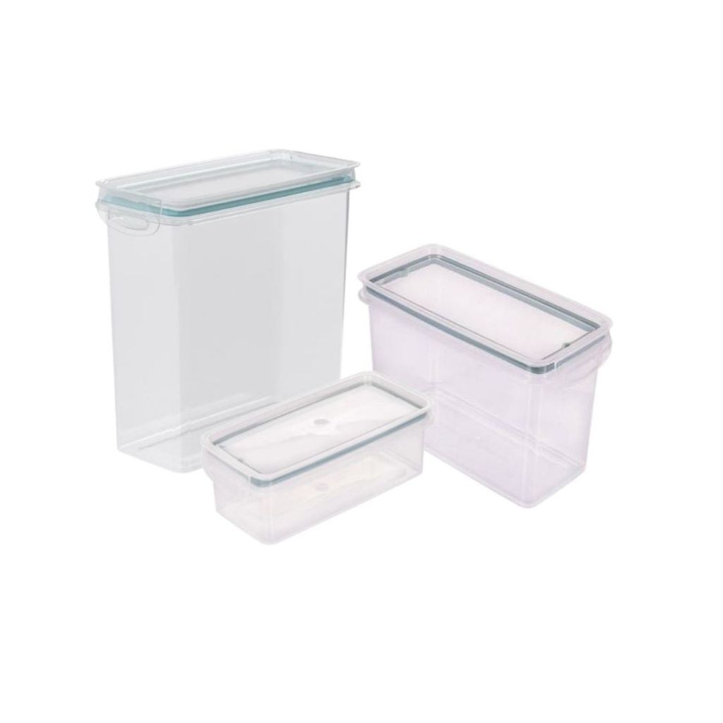 Pote porta mantimento trava mais vedação hermético Plasútil 890 ml 1,9 l 3 l em Oferta na Shopee