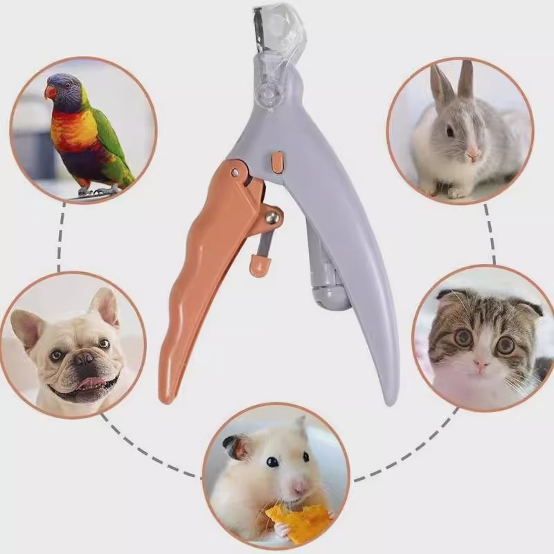 Kit 2 Cortador De Unha Pet Alicate Luz Led Cão Gatos Profissional — imagem 2 de 2