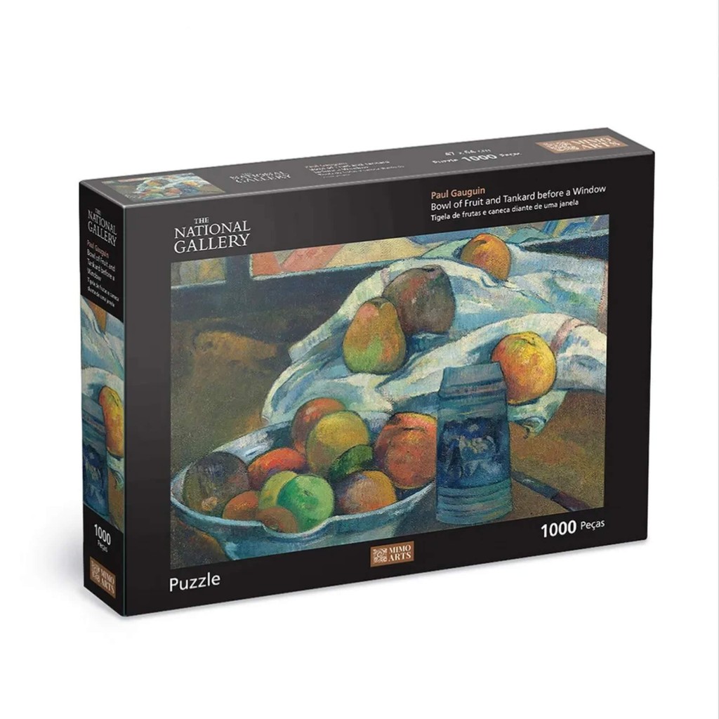 Quebra Cabeça Puzzle 1.000 Pçs Tigela Frutas Gauguim Mimo Toys Jogo Colecionável Lógica Raciocínio em Oferta na Shopee