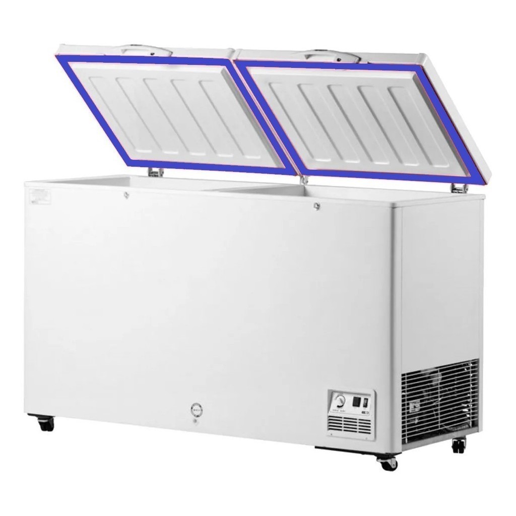 2 Gaxetas Borracha Freezer Metalfrio Da550 61x82 DA550 DA550B H6 HB55 HB6 HC6