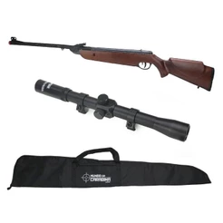 Carabina Rossi Dione Sport MH Madeira 5.5+Luneta 4x20 + Capa
