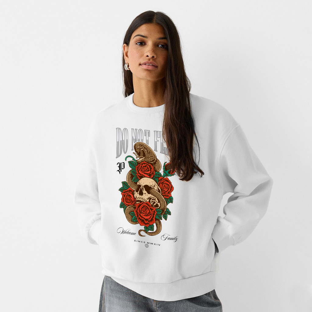 Blusa De Feio Unissex Fio 30.1 Moletom Algodão Streetwear Estampado Do Not Fear