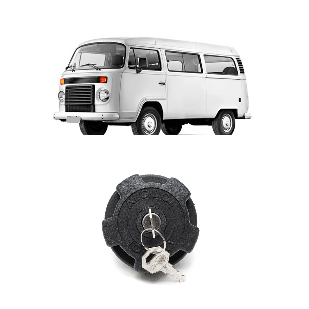 Tampa De Combustivel Vedada C/ Chave Kombi G1 1957 A 2013 Com Rosca