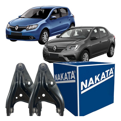 Par Bandeja Dianteira Renault Sandero 1.0 16v 2017 em Oferta na Shopee