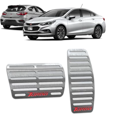 Pedaleira Cruze Turbo 17/.. Automático Aço Inox - Não fura o pedal