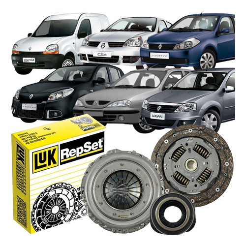 Kit Embreagem Completo Renault Sandero 1.6 8v 16v 2010 em Oferta na Shopee