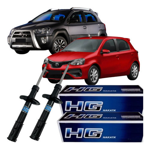 Par Amortecedor Dianteiro Nakata Toyota Etios 2012 2020