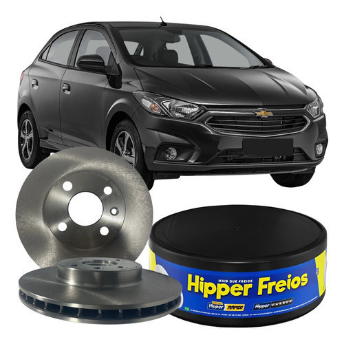 Par Disco Freio Dianteiro Ventilado Chevrolet Onix Plus 1.0 12v 2019 Á 2022 em Oferta na Shopee