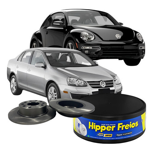 Par Disco Freio Traseiro Original Solido Vw Fusca Jetta  Golf Variant em Oferta na Shopee