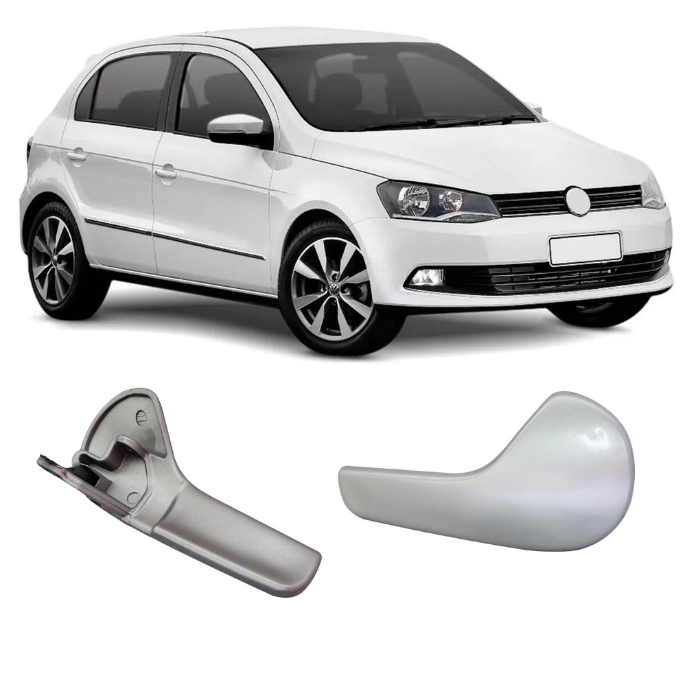 Macaneta Interna Prata Voyage Saveiro Gol G6 Passageiro em Oferta na Shopee