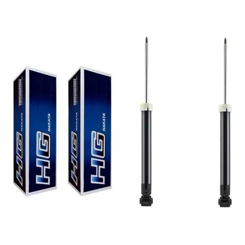 Kit 04 Amortecedor Dianteiro Traseiro Batente Coxim Cobalt