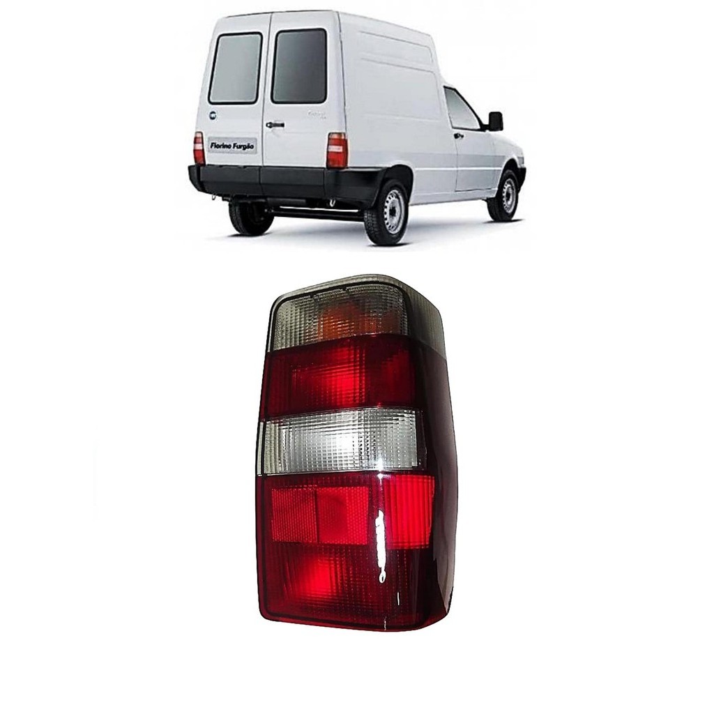 Lanterna Traseira Fiorino 2004 até 2013 Vermelho/Fumê LD