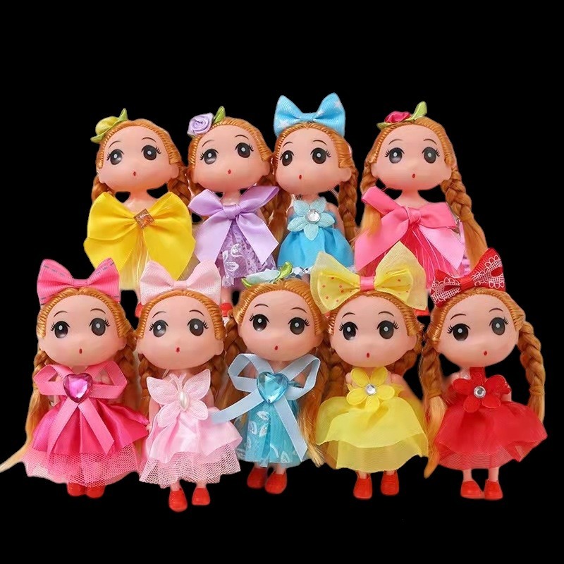 Kit chaveiro Princesa Meninas Messy Boneca  Casamento Noiva Criativo Boneca Presente De Aniversário Do Dia Dos Namorados