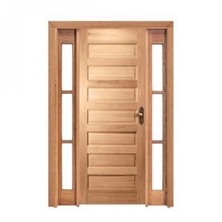Kit Porta de Madeira 2 Vitrôs Esquerda 213cmx146cmx12cm PE28 Esel Esquerda em Oferta na Shopee
