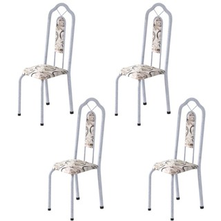 Kit 4 Cadeiras Tubular Bianca em Oferta na Shopee