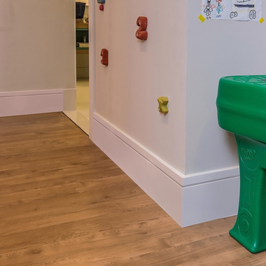 Kit Rodapé de MDF 10 Barras Frisada de 10cmx15mmx2,40m com 24m Lineares 1003 em Oferta na Shopee