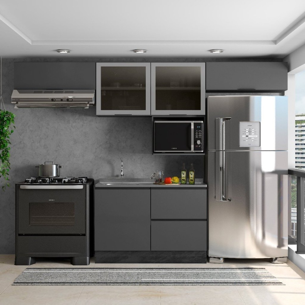 O que é Cozinha Modulada Grafite? Guia e Onde Comprar | BuscaProdutos