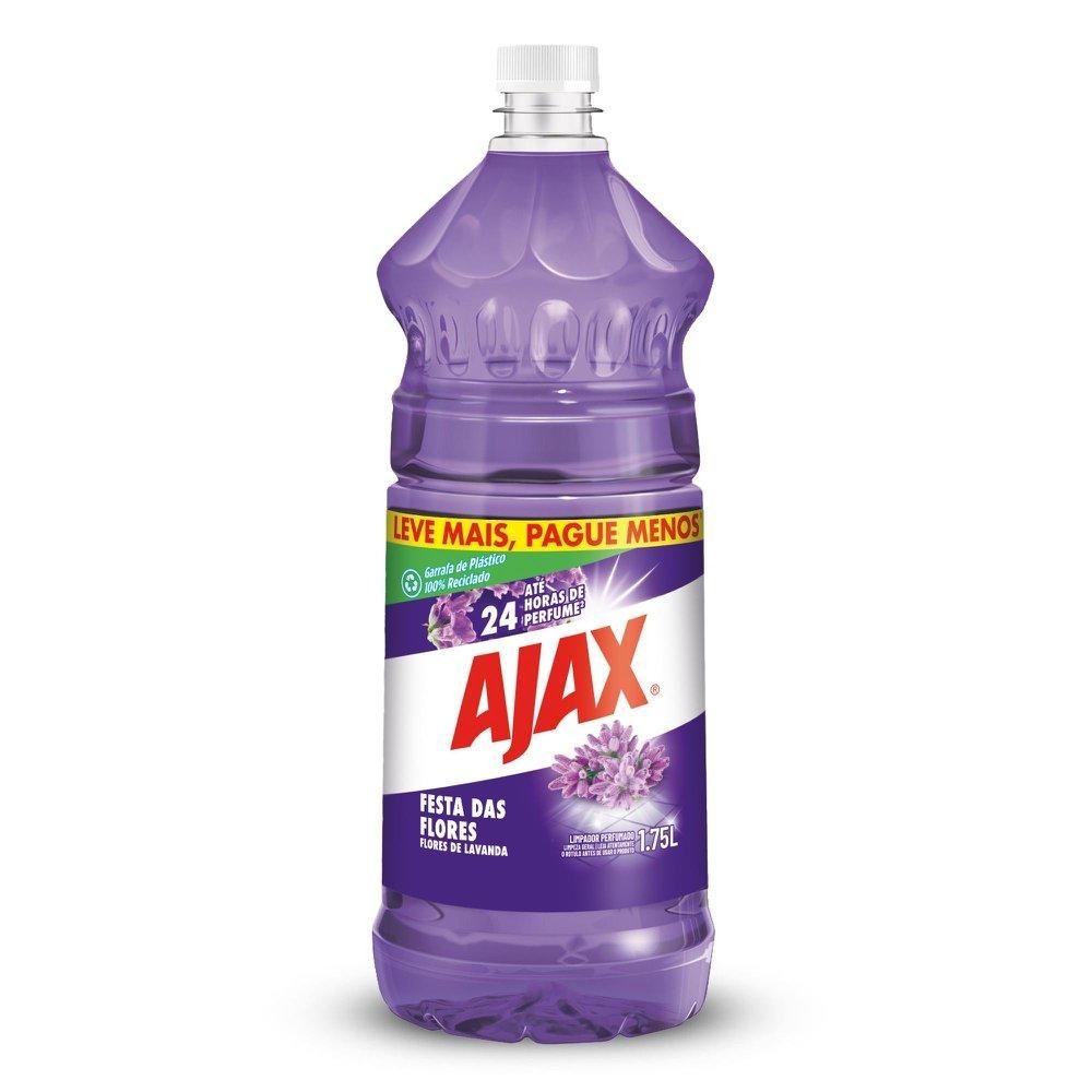 Limpador Diluível Ajax Festa das Flores Lavanda 1,75L