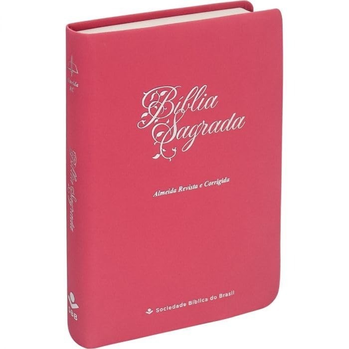 Bíblia Sagrada ARC | Letra Gigante | Sintético Flexível | Pink